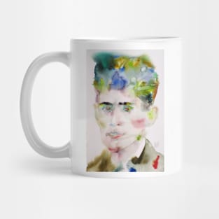 FRANZ KAFKA watercolor portrait .3 Mug